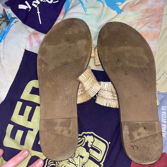 Gently Used Woven Slide Sandals - Picture 4 of 4